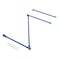 Vestil Blue Steel Standard Cantilever Brace Set 4"W x 35"L x 95"H, PR SB-C-10-36 - alternate 2